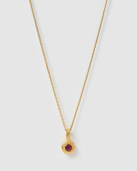 Crushed Birthstone Necklace