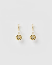 Estrella Gold & Zircon Hoop Huggies
