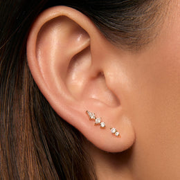 Flat Back Earrings