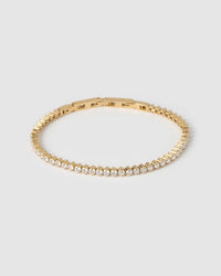 Allegra Tennis Bracelet - Gold